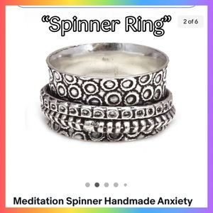 Sterling Silver “Spinner Ring”. Size 7
